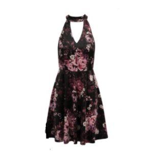 Halter Dress Fit & Flare XS